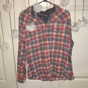 Flannel shirt with paisley design